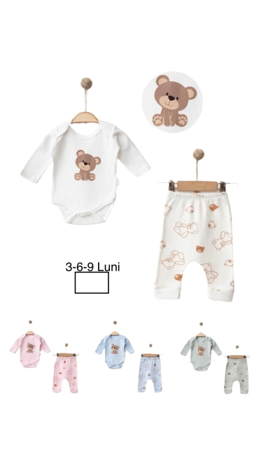 compleu bebe 3-9 luni 3/set