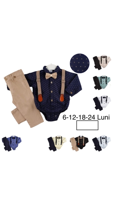 costum baieti 6-24 luni 4/set