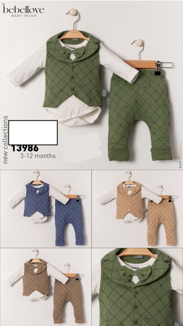 compleu bebe 3-12 luni 3/set