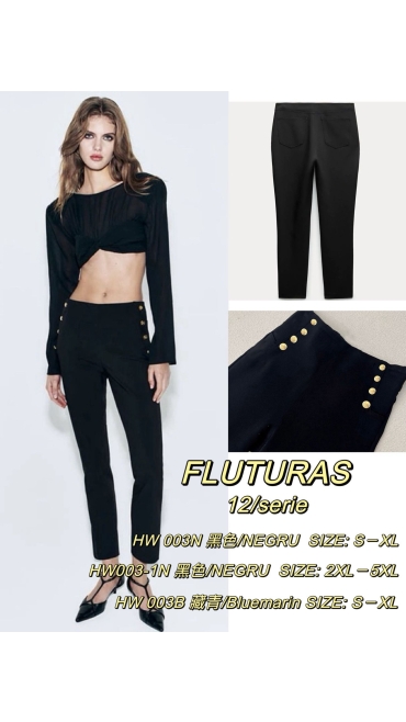 pantaloni dama 6/set