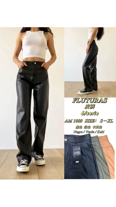 pantaloni dama piele s-xl 6/set