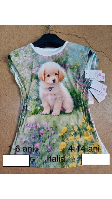 tricou fete 4-14 ani 4/set