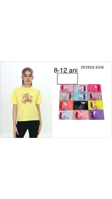 tricou fete 8-12 ani 5/set