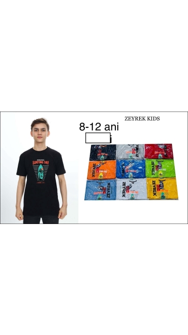 tricou baieti 8-12 ani 5/set