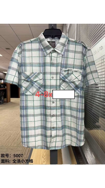 camasa barbati maneca scurta 4xl-8xl 5/set