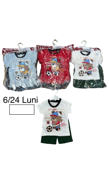 compleu baieti 6-24 luni 4/set