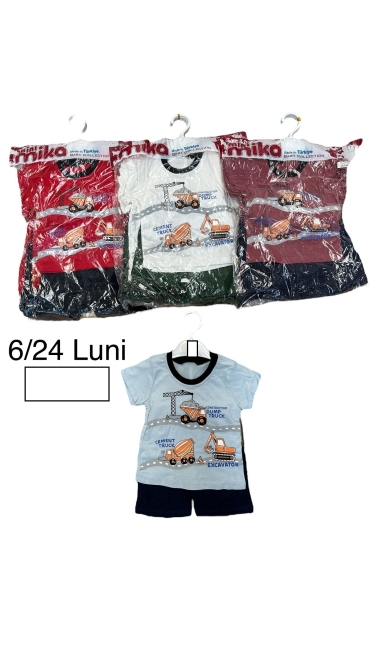 compleu baieti 6-24 luni 4/set