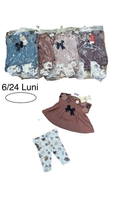 compleu fete 6-24 luni 4/set