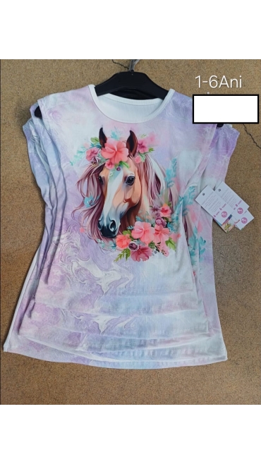 tricou fete 1-6 ani 6/set