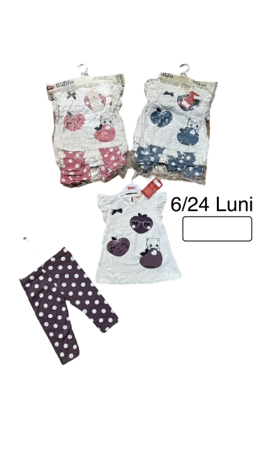 compleu fete 6-24 luni 4/set