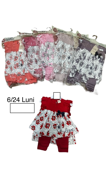 compleu fete 6-24 luni 4/set