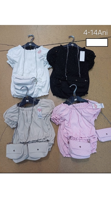 set bluza si geanta fete 4-14 ani 6/set