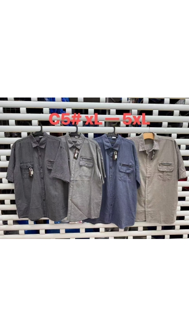 camasa barbati maneca scurta xl-5xl 5/set
