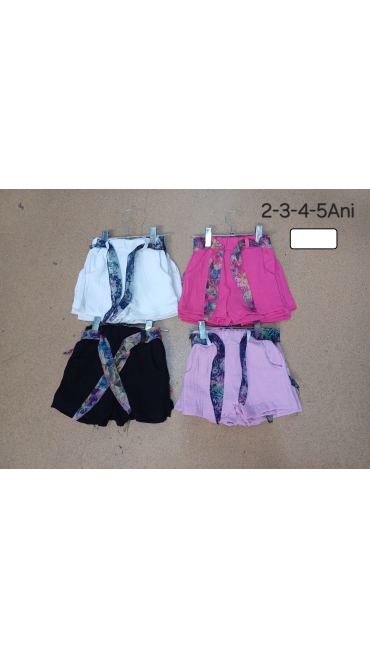 pantaloni fete 2-5 ani 4/set