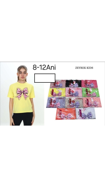 tricou fete 8-12 ani 5/set