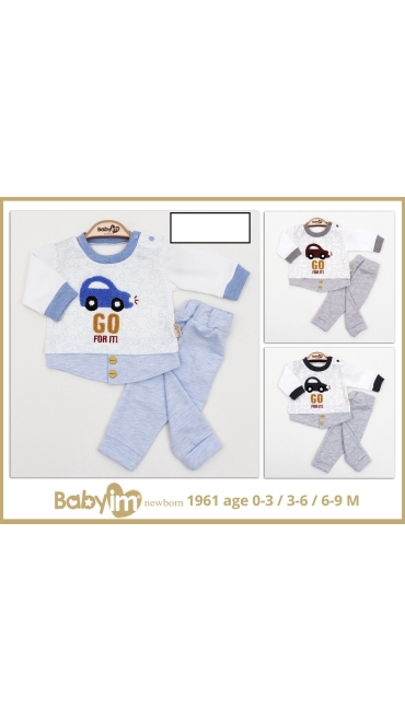 compleu bebe 0-9 luni 3/set