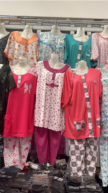 pijama dama 3/4 maneca scurta xl-5xl 5/set