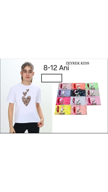 tricou fete 8-12 ani 5/set