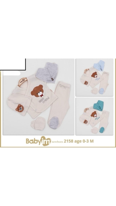 compleu bebe 0-3 luni 3/set