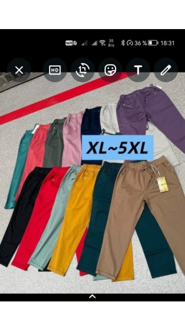 pantaloni dama 4xl-8xl 5/set