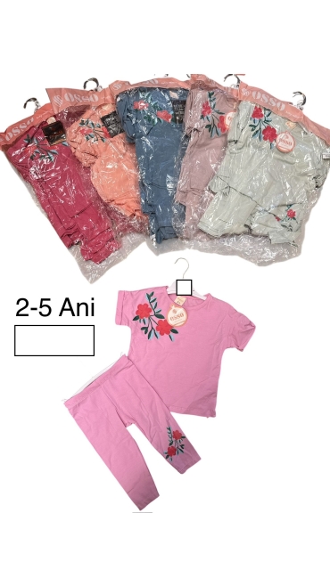 compleu fete 2-5 ani 4/set