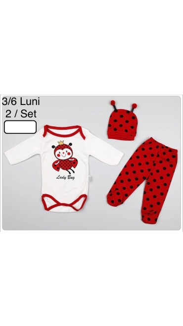 compleu bebe 3-6 luni 2/set