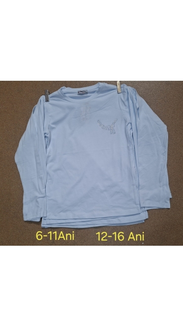 bluza alba fete 6-11 ani 6/set