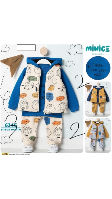 compleu copii 9-24 luni 3/set