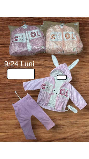 compleu fete 9-24 luni 3/set
