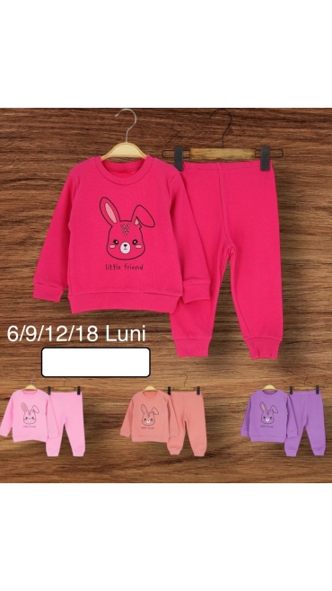 compleu fete 6-18 luni 4/set
