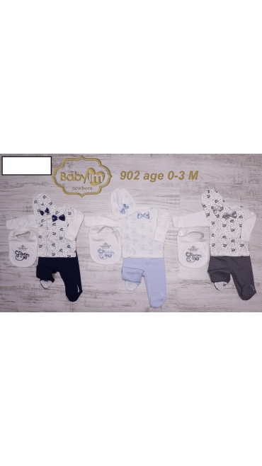compleu bebe 0-3 luni 3/set