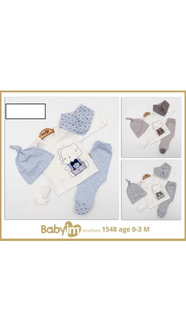 compleu bebe 0-3 luni 3/set