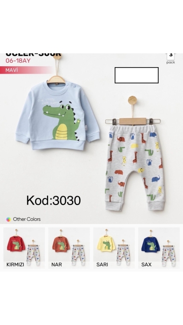 compleu copii 6-18 luni 3/set