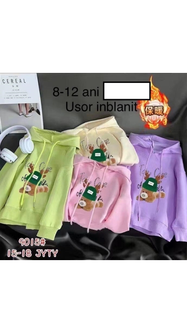 hanorac copii usor imblanit 8-12 ani 5/set