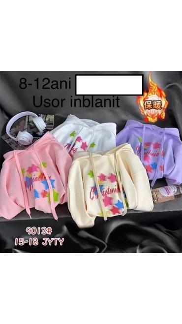 hanorac copii usor imblanit 8-12 ani 5/set