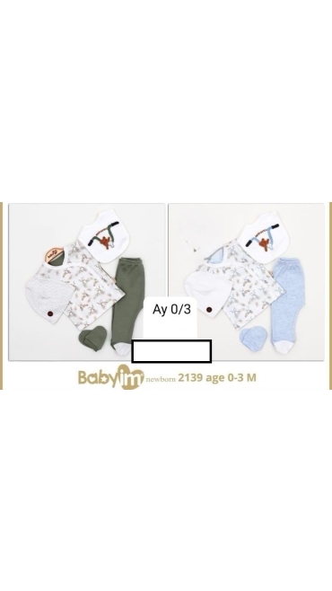 compleu bebe 0-3 luni 3/set