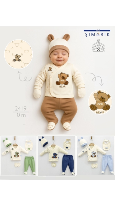 compleu bebe 0 luni 3/set