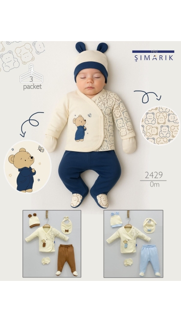 compleu bebe 0 luni 3/set