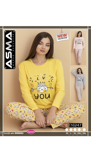 pijama dama m-3xl 5/set