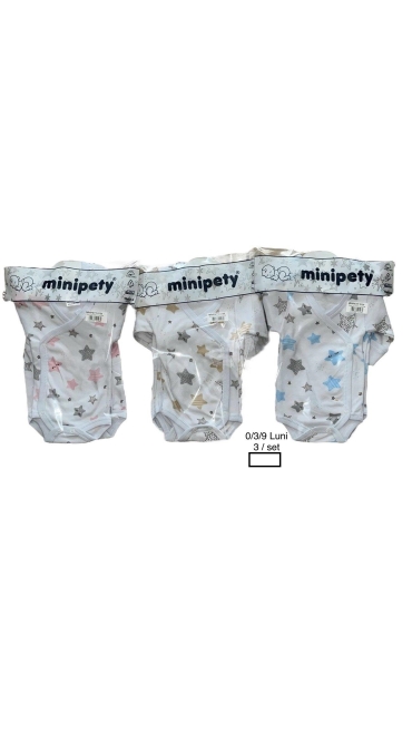 body bebe 0-9 luni 3/set