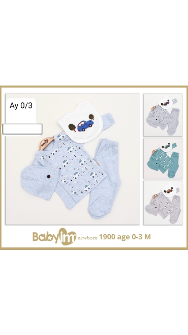 compleu bebe 0-3 luni 3/set