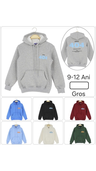 hanorac copii gros 9-12 ani 4/set