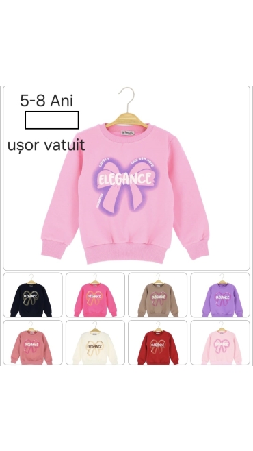 bluza copii usor vatuita 5-8 ani 4/set
