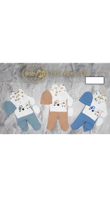 compleu bebe 0-3 luni 3/set
