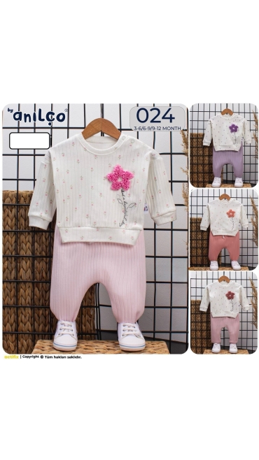 compleu copii 3-12 luni 3/set