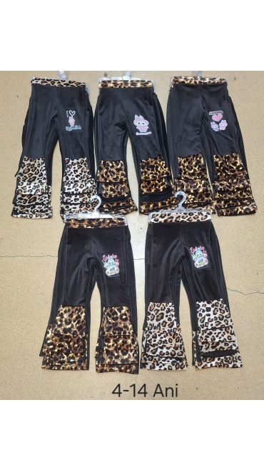 pantaloni fete 4-14 ani 5/set