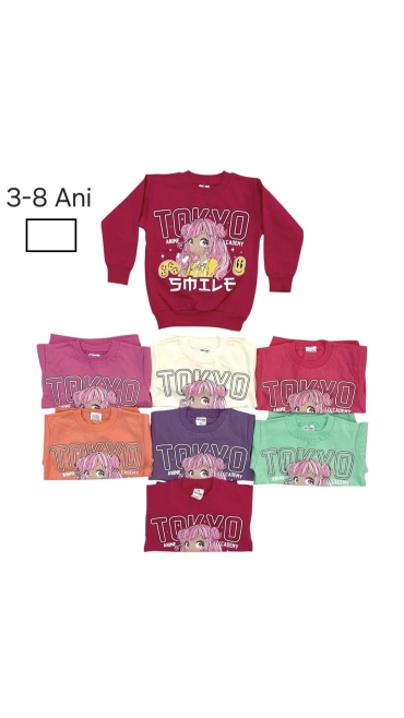 bluza fete 3-8 ani 6/set