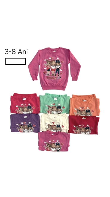 bluza fete 3-8 ani 6/set