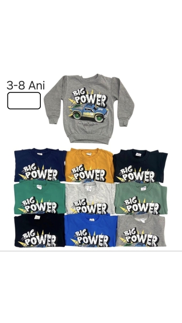 bluza baieti 3-8 ani 6/set