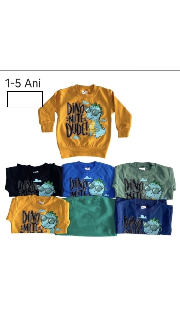 bluza baieti 1-5 ani 5/set
